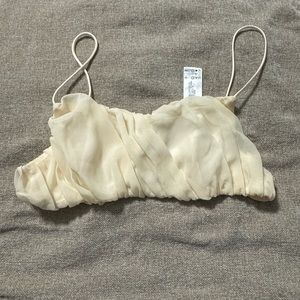 White Zara bra